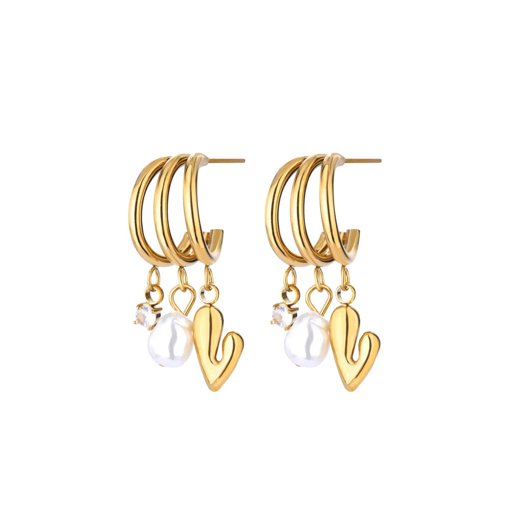Pearl Dangle Earrings