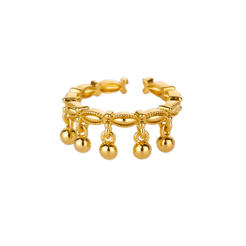 Beaded Open Ring