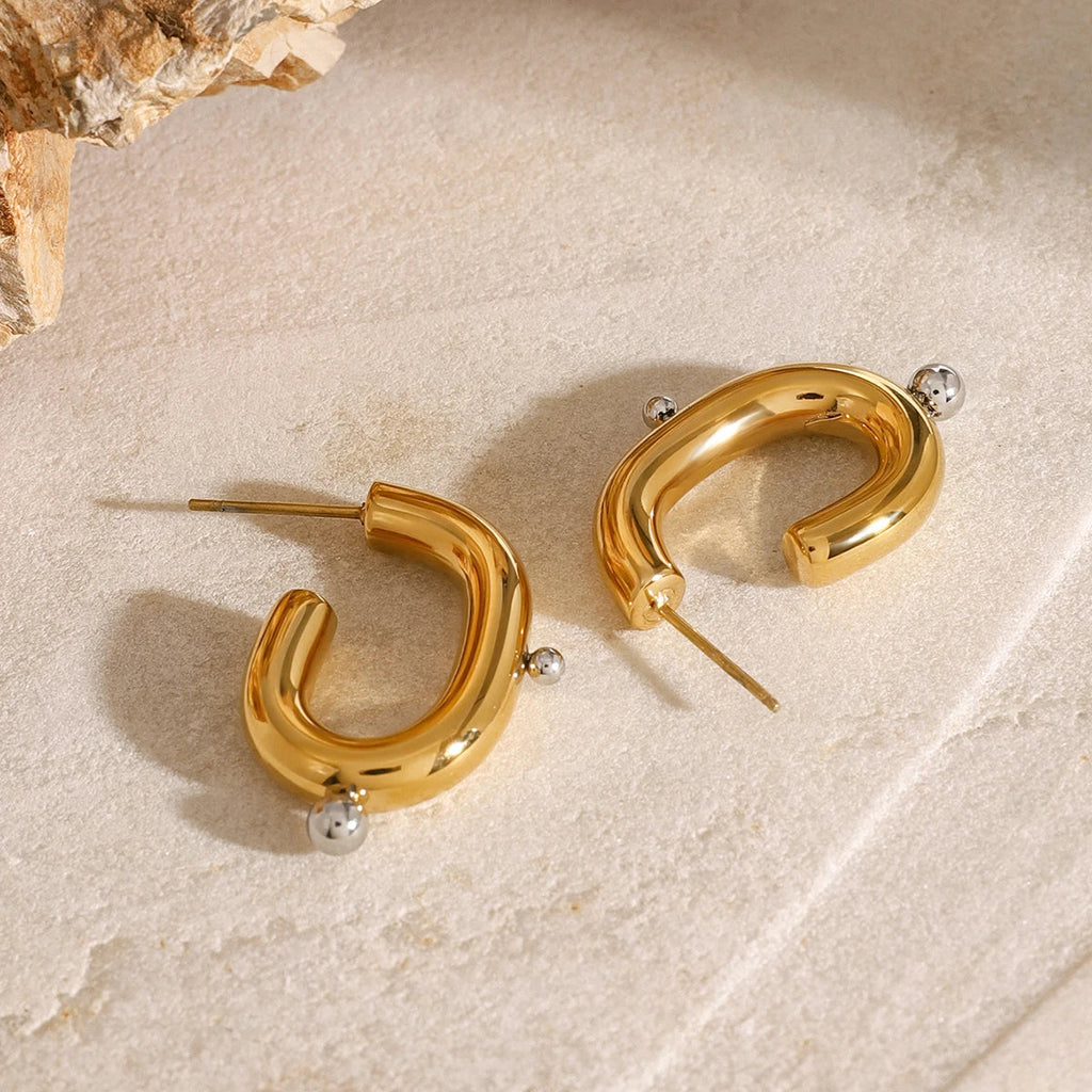 Exaggerated C Shaped Earrings