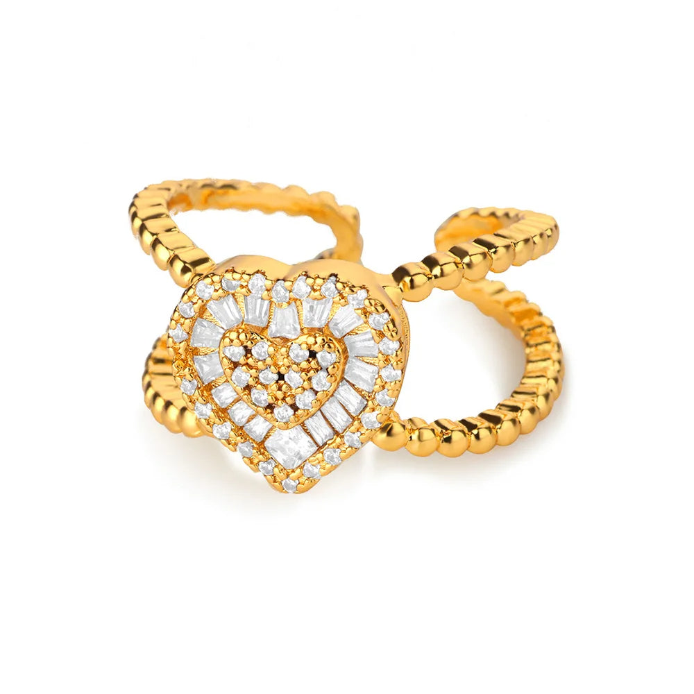 Gold Heart Ring