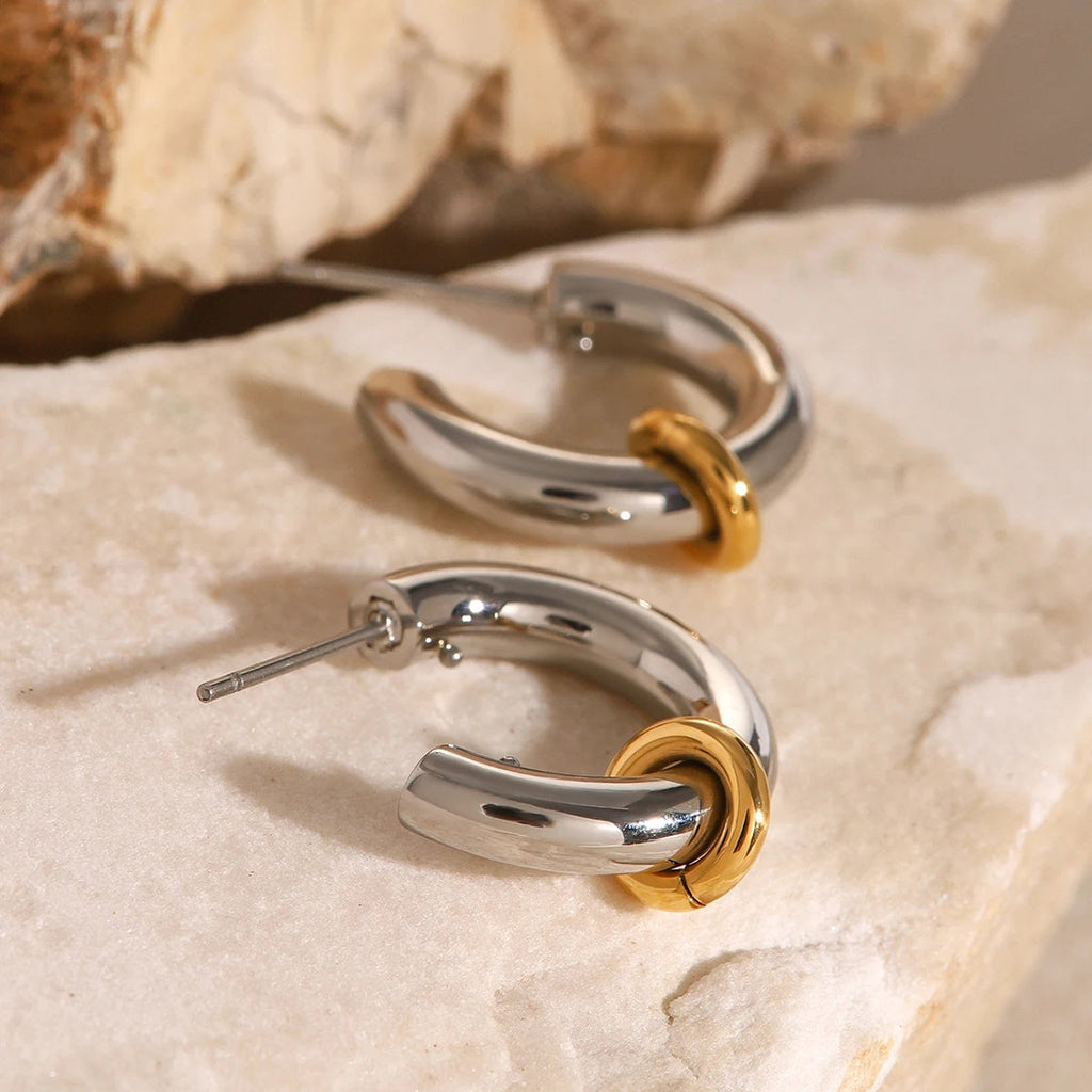 Simple C Shape Earrings