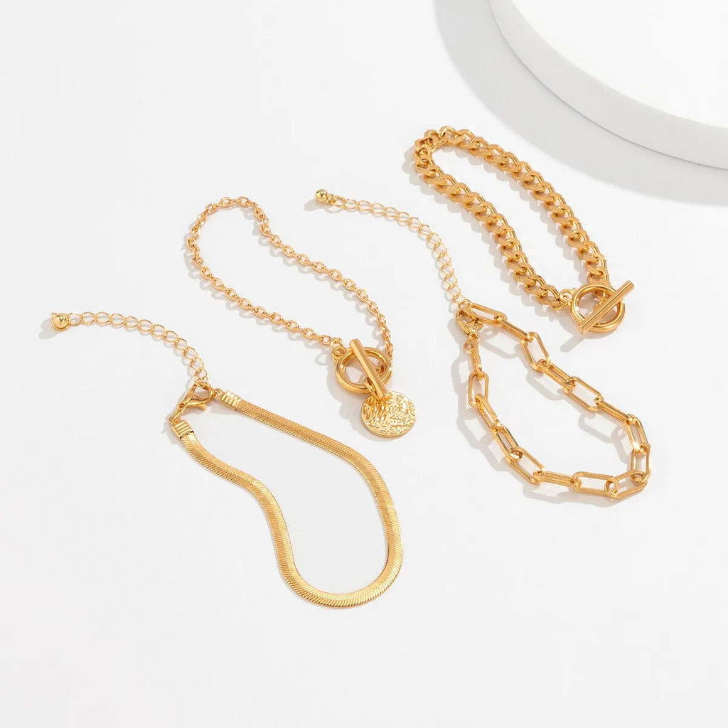 Cuban Link Coin Pendant Bracelet