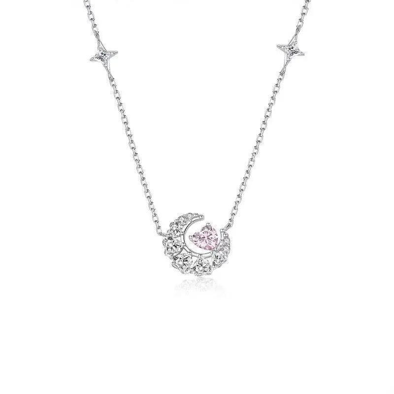 Heart Moon Necklace