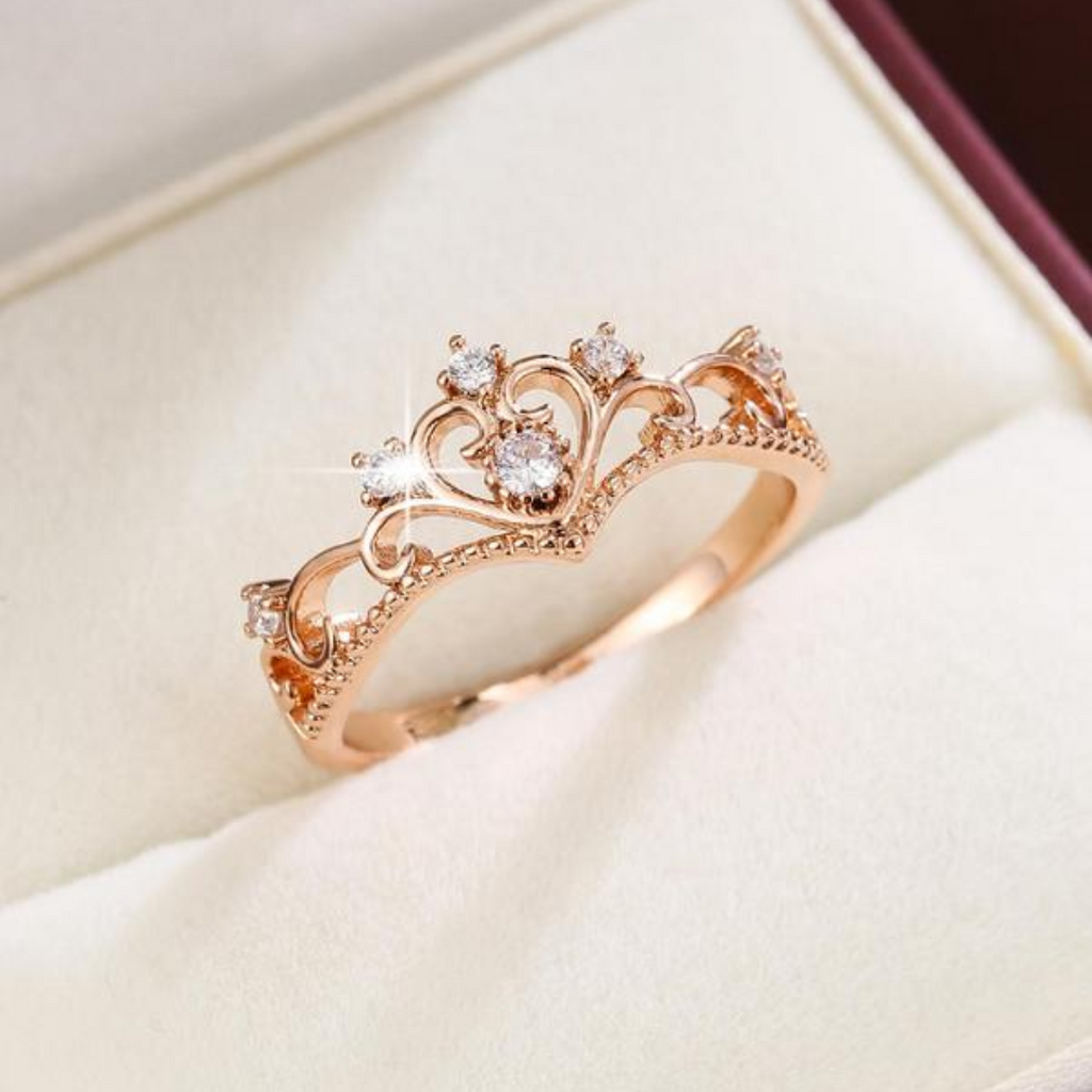 Elegant Crown Ring