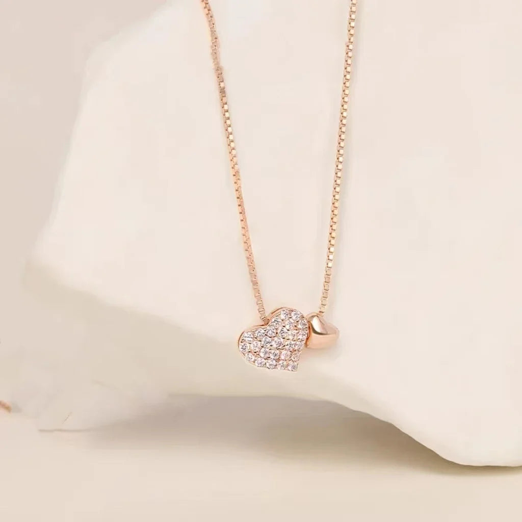 Double Heart Necklace