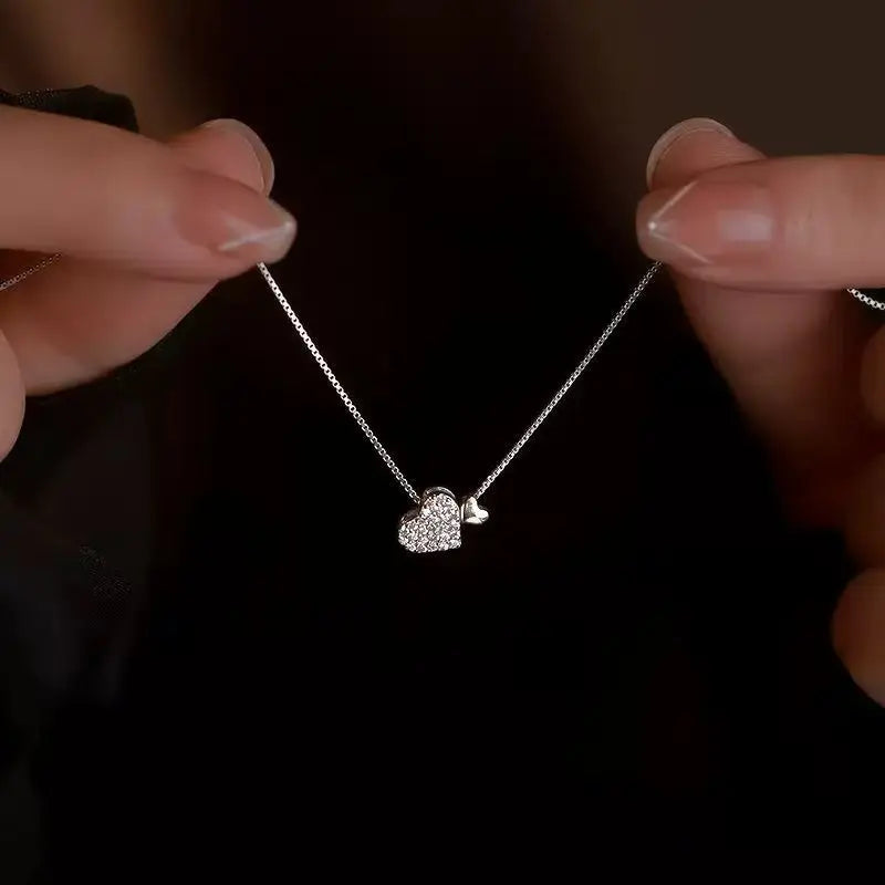 Double Heart Necklace