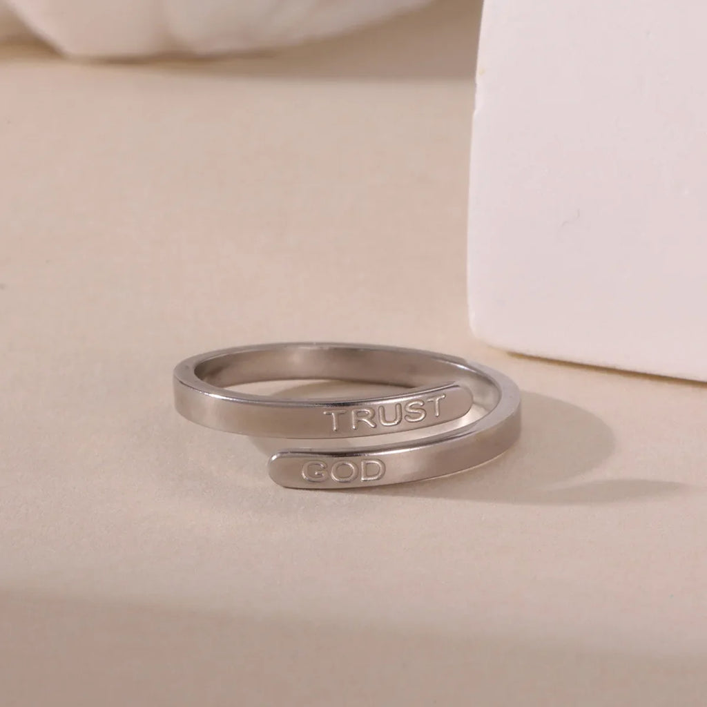 Trust God Ring