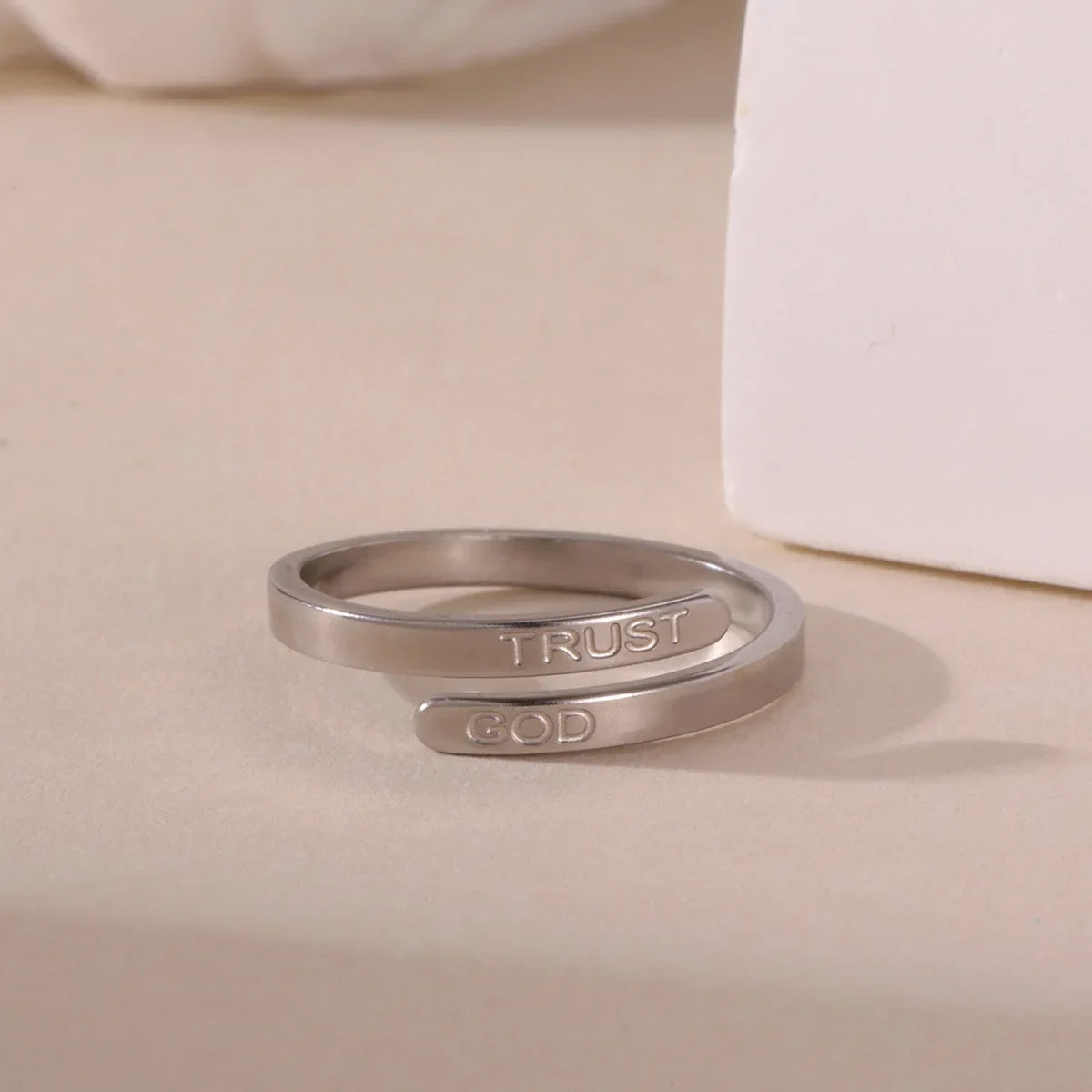 Trust God Ring