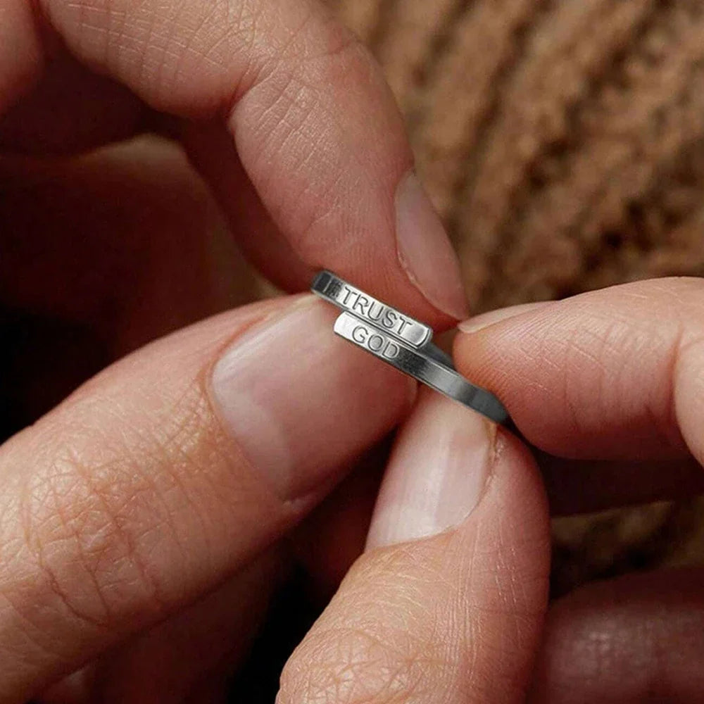 Trust God Ring