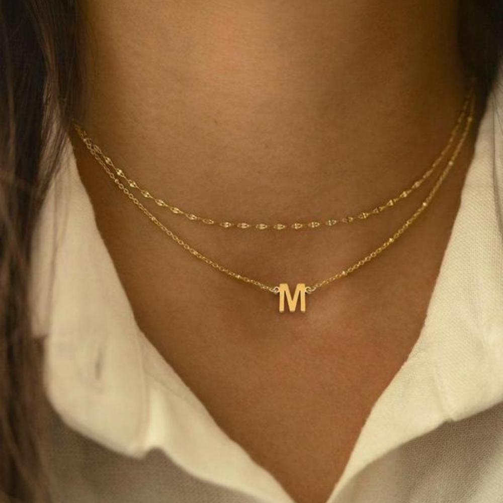 Simple Letter Necklace