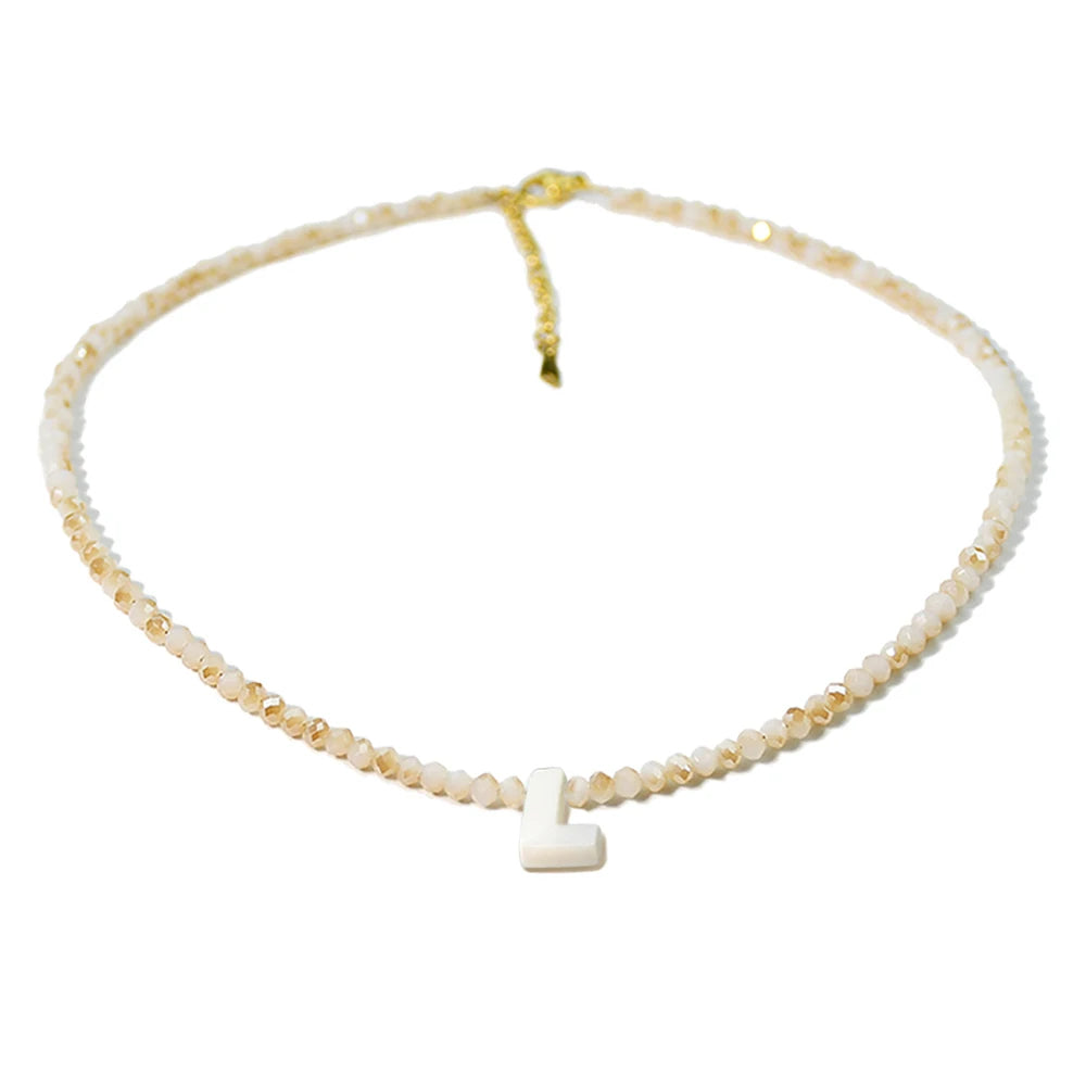 Shell Letter Necklace