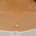 Elephant Charm Necklace