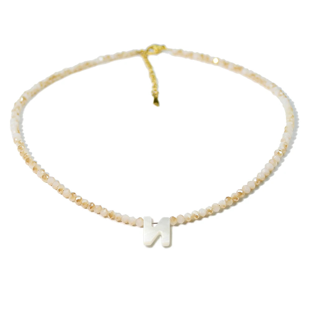 Shell Letter Necklace