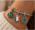 Seryn Irish Heritage bracelet close-up on wrist