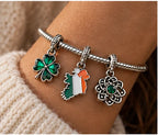 Seryn Irish Heritage bracelet close-up on wrist