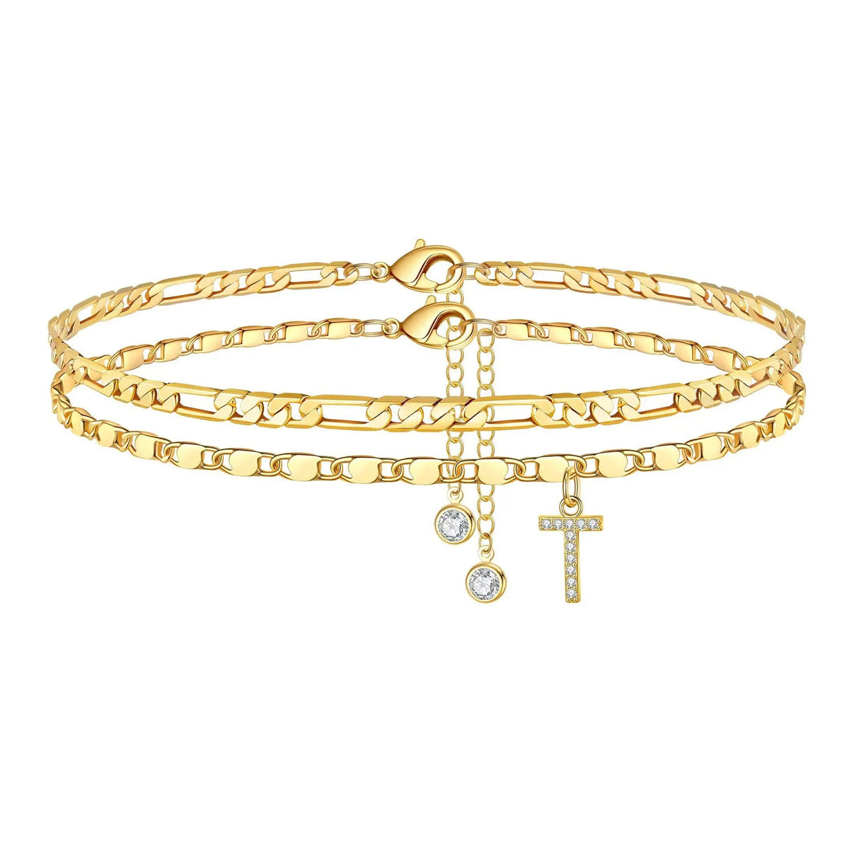 Initial Ankle Bracelet