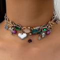 Vintage Charm Bull Head Necklace