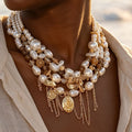 Vintage Multi-Layer Imitation Pearl Necklace