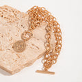 Vintage Chunky Chain Toggle Bracelet