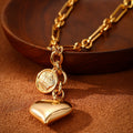 KC Crown Heart Chain Necklace