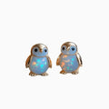 CK Penguin Opal Stud Earrings