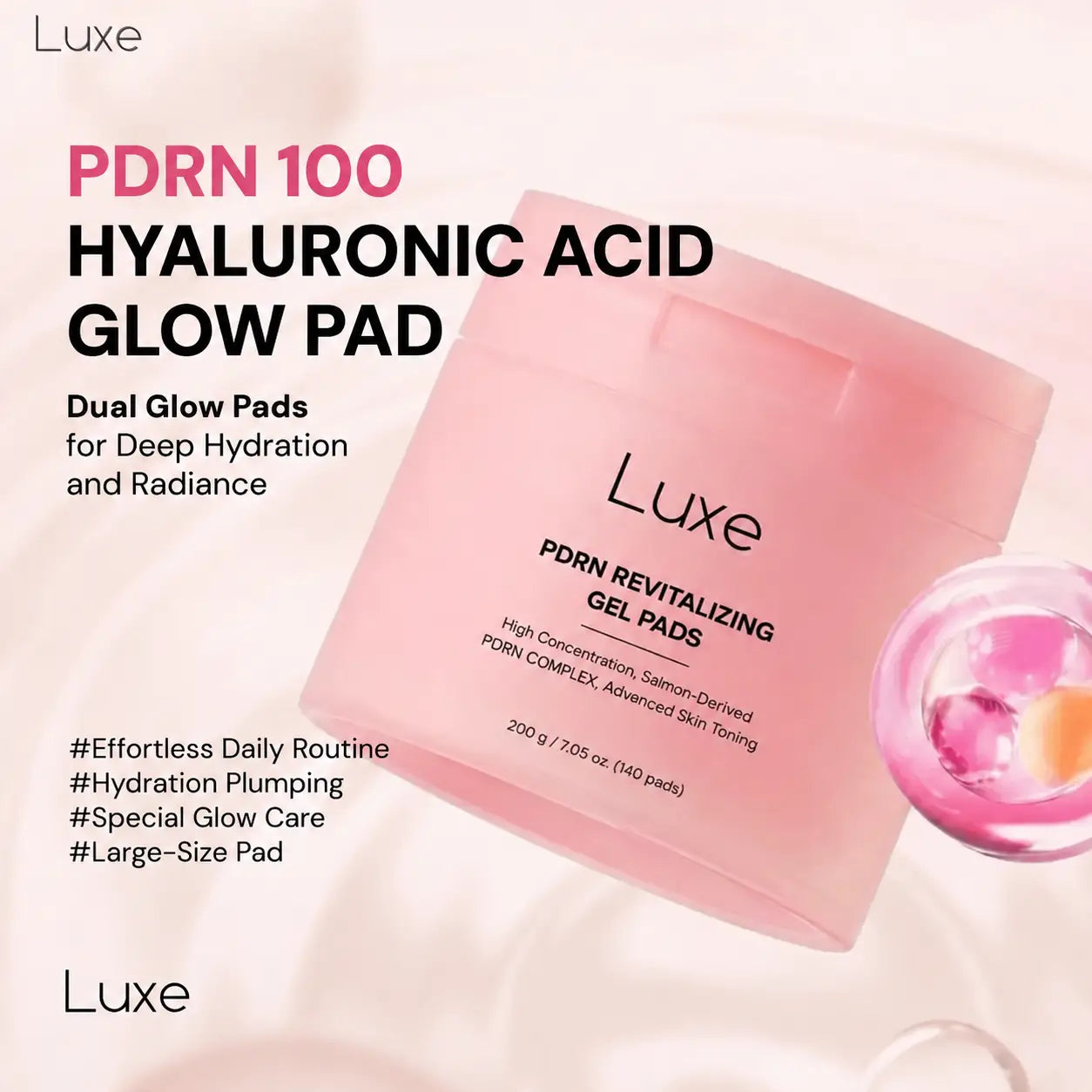Luxe | PDRN Toner Pads