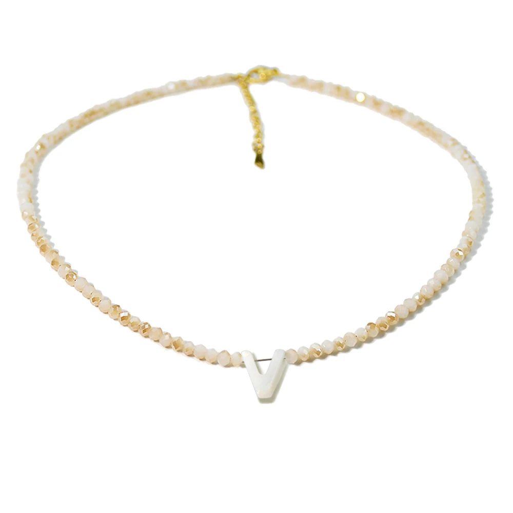 Shell Letter Necklace