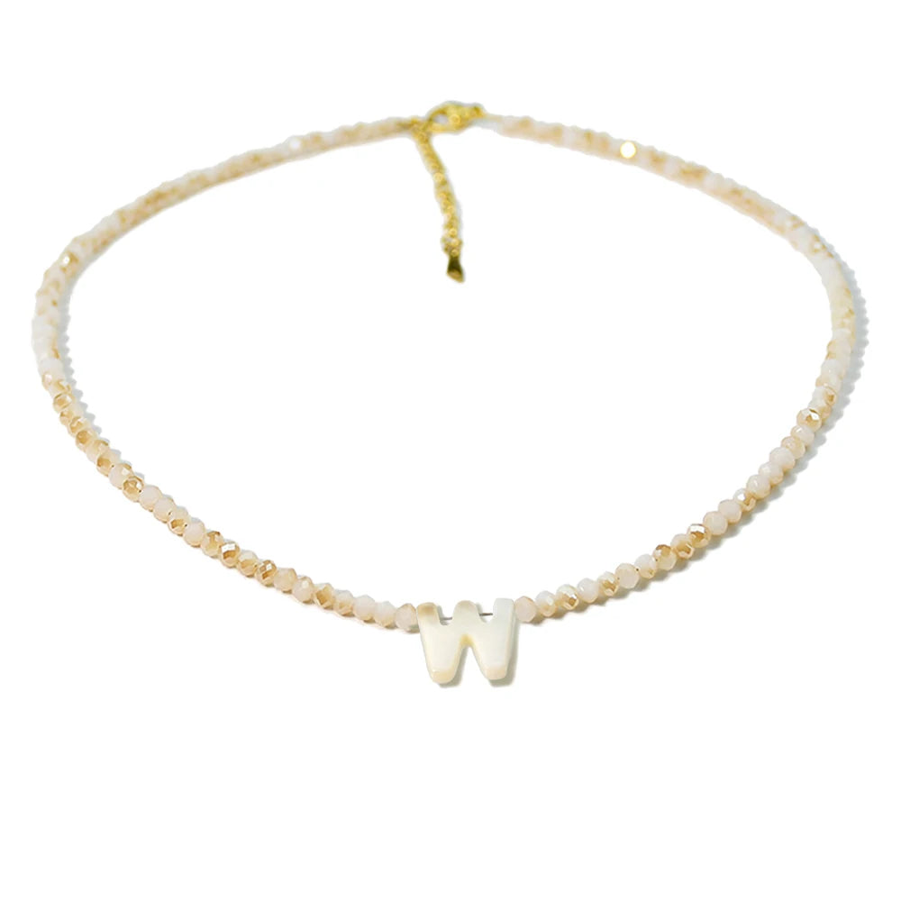 Shell Letter Necklace